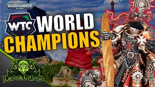 How France officially became the best country at Warhammer 40k  WTC Team List Analysis [upl. by Erin]