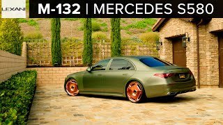 MERCEDES S580 on quotM132quot CUSTOM FINISH by LEXANI FORGED [upl. by Ainollopa]