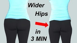 WIDER HIPS WORKOUT AT HOME  Squats to Fix Hip Dips NO EQUIPMENT hip dip workoutABIGAIL EKWEGHI [upl. by Vacla671]