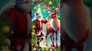 Rudolph the Red Nosed Reindeer Lyrics 🎄Best Christmas Songs Of All Time 🎅Shorts [upl. by Casimire710]