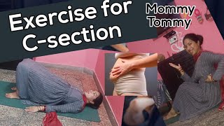 Exercise for Csection mommy Tommy bellyfat reduce belly fat after csection fitmomsfitness 🔥 [upl. by Lorien220]