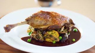 Duck Confit with Potato Sarladaise – Bruno Albouze [upl. by Laup614]