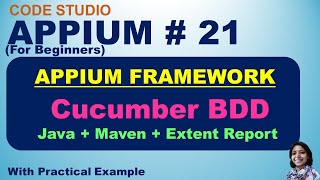 Appium With Java Tutorial 21 Appium Cucumber BDD Framework  Java  Maven  Extent Report [upl. by Sirromaj]