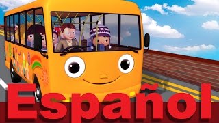 Las ruedas del autobús  Parte 5  Canciones infantiles  LittleBabyBum [upl. by Notkcorb]