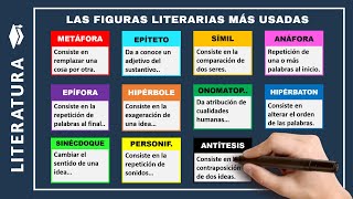 🔵​LAS PRINCIPALES 10 FIGURAS LITERARIAS  Cuáles son las figuras literarias más usadas [upl. by Allyson]