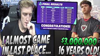 Tfue HEARTBROKEN After Barely Getting ANY Points In The World Cup Solo Finals BUGHAS A MILLIONAIRE [upl. by Rahab]