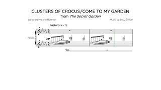 quotCLUSTERS OF CROCUSCOME TO MY GARDENquot backtrack from quotThe Secret Gardenquot [upl. by Jakoba270]