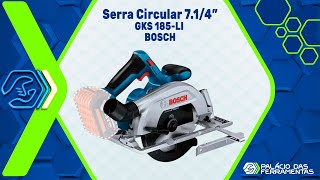 Serra Circular 714 Pol 18V GKS 185LI BOSCH [upl. by Secunda]