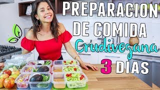 PREPARACIĂ“N DE COMIDA CRUDIVEGANA PARA BAJAR DE PESO đźŚżYovana [upl. by Neirda]