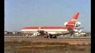 LTU MD11 landing at Faro Portugal [upl. by Haldi539]