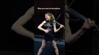 Lindsey Stirling  mum in the audience shorts violinist [upl. by Aaronson16]