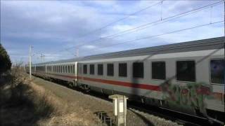 Züge am 03012012 auf den Bahnstrecken Würzburg  Ansbach und Würzburg Gemünden Teil 2 [upl. by Capon72]