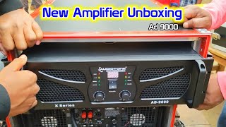 Ad 9000 Amplifier Unboxing  Bass Bajane ke liye best machine  Om Sound x Dj A2S [upl. by Nylle]