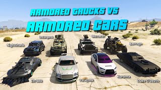 GTA V Online Armored Cars vs Armored trucks [upl. by Healy]