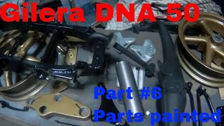 Gilera DNA 50  Part 6 Parts preparation [upl. by Eidahs983]