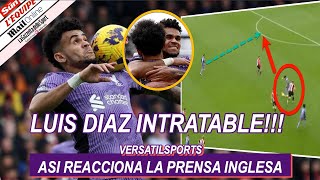 ASI REACCIONA PRENSA INGLESA a ASISTENCIA de LUIS DIAZ BRENTFORD vs LIVERPOOL [upl. by Fineberg]