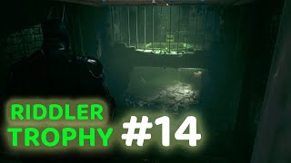 BATMAN ARKHAM KNIGHT  Riddler Trophy 14  Miagani Island [upl. by Fredericka]