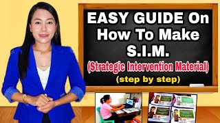 EASY STEP BY STEP SIM TUTORIAL for Teachers  Strategic Intervention Material [upl. by Noraj]