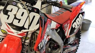 2007 Honda CRF250 Mod Bike Build [upl. by Fugere120]