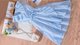 Beautiful Angrakha Style VNeck Ruffled Baby Frock Cutting and Stitching  DIY Trendy Baby Frock [upl. by Anael711]