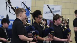 South Ayrshire SchoolsGirvan Youth Pipe Band Debut The 2023 Championships [upl. by Vange]