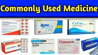 Common Medicines Name and their Uses  Most Prescribed Medicine [upl. by Akemor513]