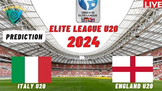 Italy vs England U20 Elite League 2024 Match Preview Prediction [upl. by Nigel144]