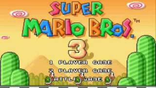 Super Mario AllStars All Game Intros [upl. by Nawyt72]