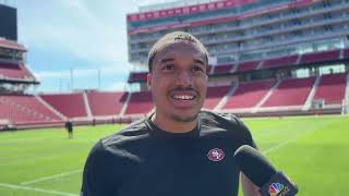 49ers interview QB Kellen Mond evaluates his tryout Brock Purdy Josh Dobbs [upl. by Milzie866]