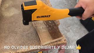 DeWalt Hammer Tacker [upl. by Enitsej]