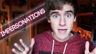 IMPERSONATIONS BY CONNOR FRANTA [upl. by Nylirret]