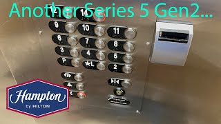 Otis Gen2 Traction Elevators  Hampton Inn North Tower Myrtle Beach SC [upl. by Ku427]