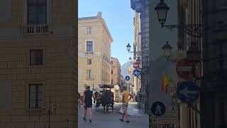 morning in palermo sicily italy vacation quattrocanti travel europe vibes [upl. by Va863]