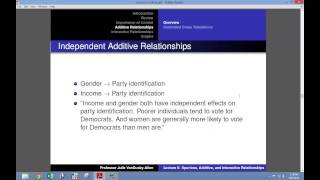 Lecture 6 Spurious Additive and Interactive Relationships [upl. by Crooks]