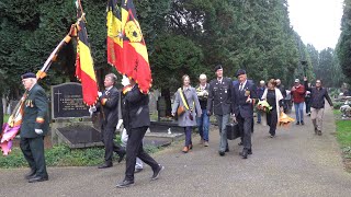 Herdenking Belgische gesneuvelden op het kerkhof van Maastricht op 2 november 2024 [upl. by Girardi627]