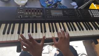 Kirk Franklin Intercession piano Tutorial Pt 2 [upl. by Gant]