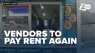 Food cart owners at a Portland pod will need to start paying rent again [upl. by Nylegna204]