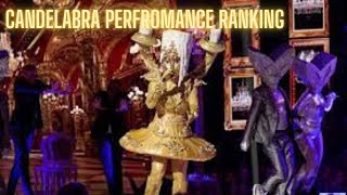 Candelabra Performance Ranking Masked Singer [upl. by Notyad25]