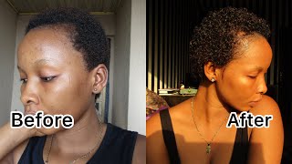 Jerry Curl on 4c Natural Hair  Define Curly Perm [upl. by Crosley948]