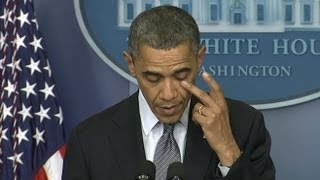 Connecticut School Shooting at Sandy Hook Elementary Obamas Emotional Address Hearts Are Broken [upl. by Somerville]