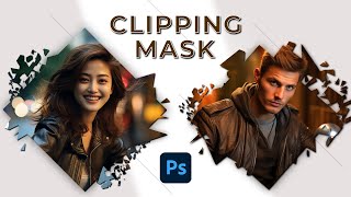 Clipping Mask Magic Photoshop Tutorial for Beginners [upl. by Erialc]