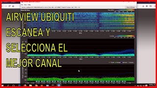 AIRVIEW UBIQUITI Analiza y Selecciona el Mejor canal para tu radioenlace  2018 [upl. by Todhunter]