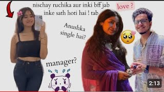 When a man is in love with a girl ❤️😍 triggered insaan girlfriends ruchika rathore with Anushka [upl. by Cleasta]