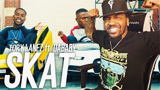 THIS VIDEO IS CRAZY  Tory Lanez  SKAT feat DaBaby REACTION [upl. by Enitsyrhc]