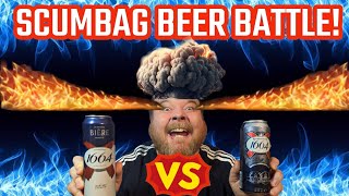 SCUMBAG BEER BATTLE Kronenburg 1664 VS NEW 46 Kronenburg 1664 [upl. by Aerdnael]