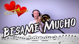 Bésame Mucho  Trombone Play Along [upl. by Moht]