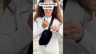 Use a carabiner for extra protection against thieves purses bags safety travel traveltips [upl. by Paxon]