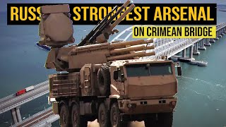 Russias Most Powerful Weapons Have Been Deployed on the Crimean Bridge Painted in Desert Camouflage [upl. by Clie]