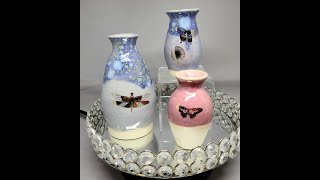 How to use Gold Overglaze Transfers on Pottery [upl. by Bozovich]