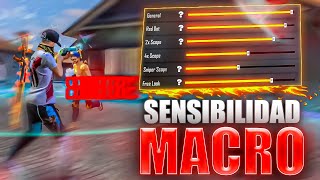 ✅SENSIBILIDAD FREE FIRE CON SEGUIMIENTO A LA CABEZA CONFIGURACIÓN PARA DAR TODO ROJO EN FREE FIRE😱 [upl. by Lraep990]